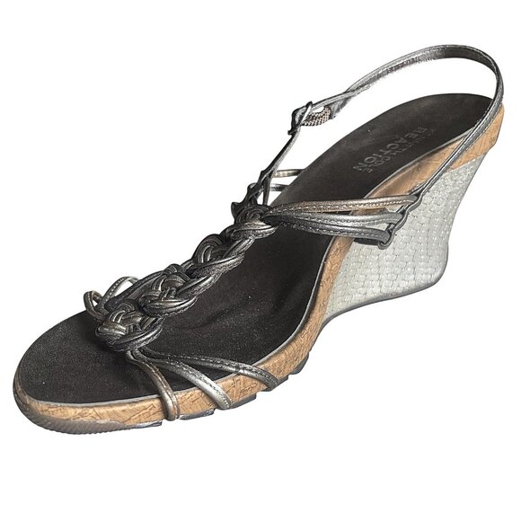 Kenneth Cole Reaction Braided Wedge Sandals – Elegance Meets Everyday Comfort 6 - Picture 2 of 7